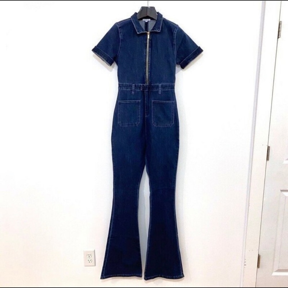 WeWoreWhat Denim Jumpsuit